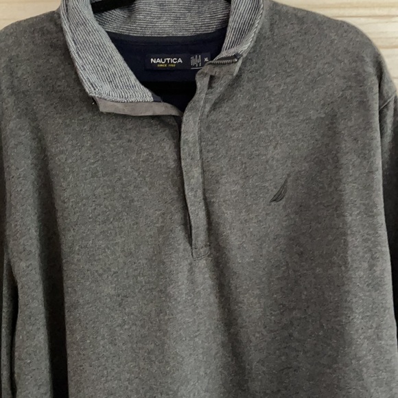 Nautica Half zip pullover size XL gray - Picture 2 of 3